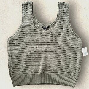 NWT George Crochet Tank Top in Olive Green XL and XXL Sizes Available